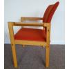Danish Oak Carver in orange wool